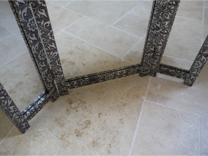 Embossed Triple Mirror
