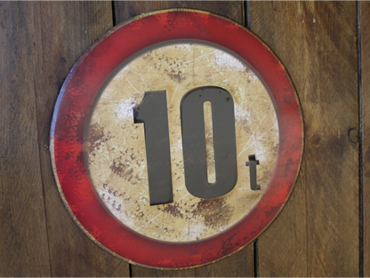 10t Sign