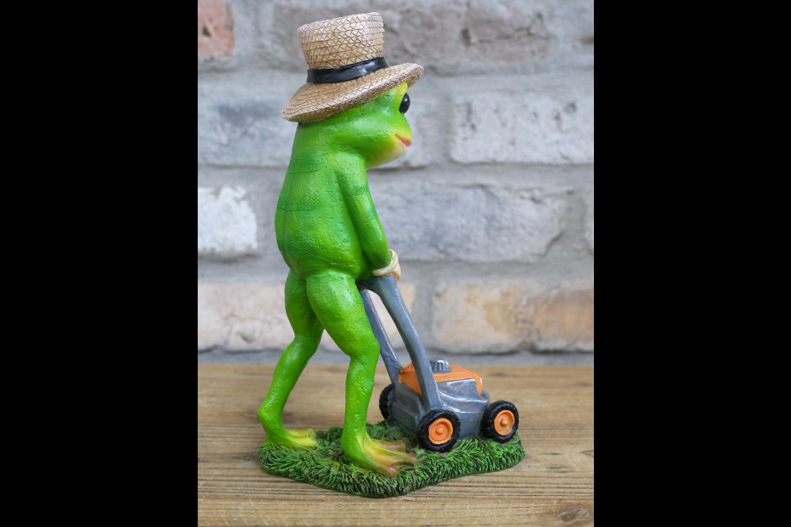 Mowing frog