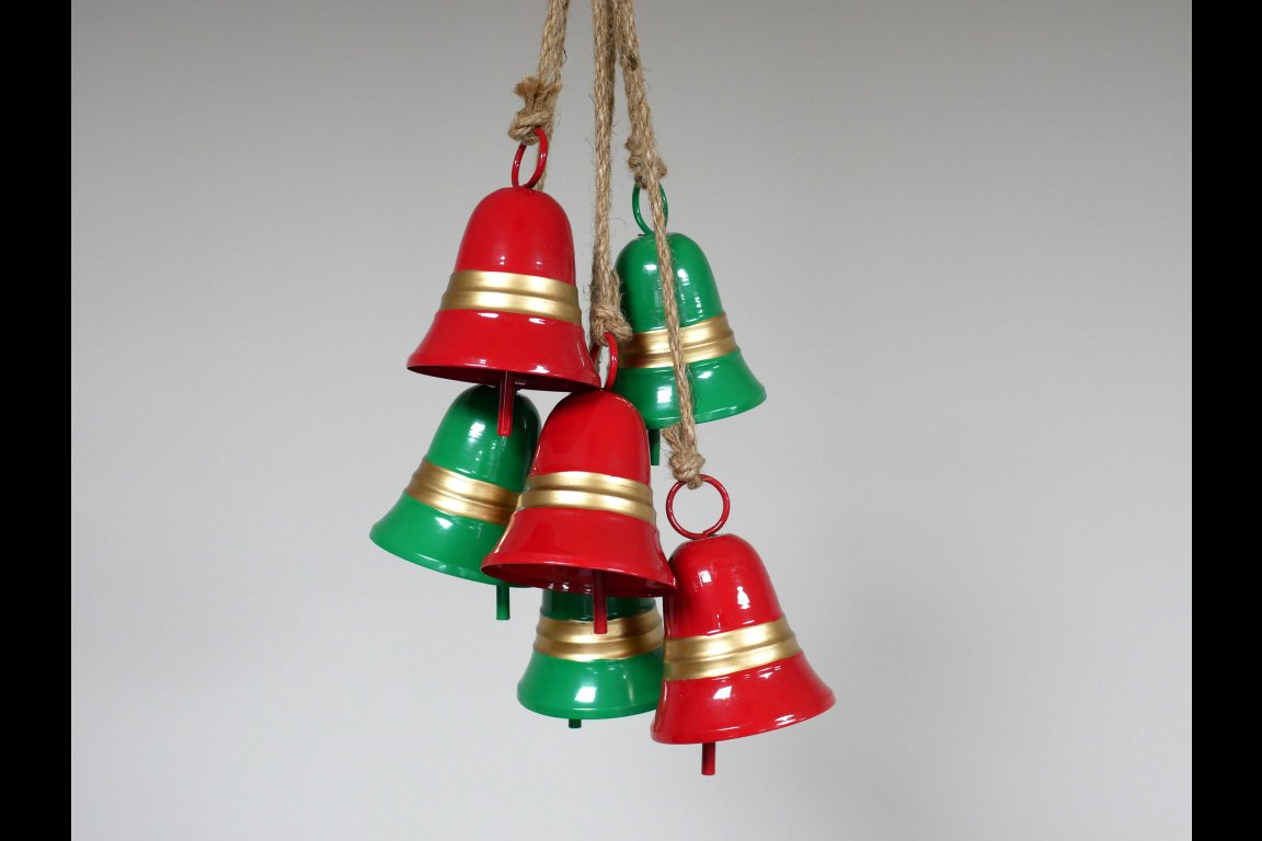 Christmas Bells On Rope