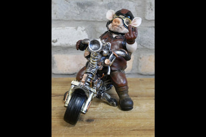 Pig On Motorbike