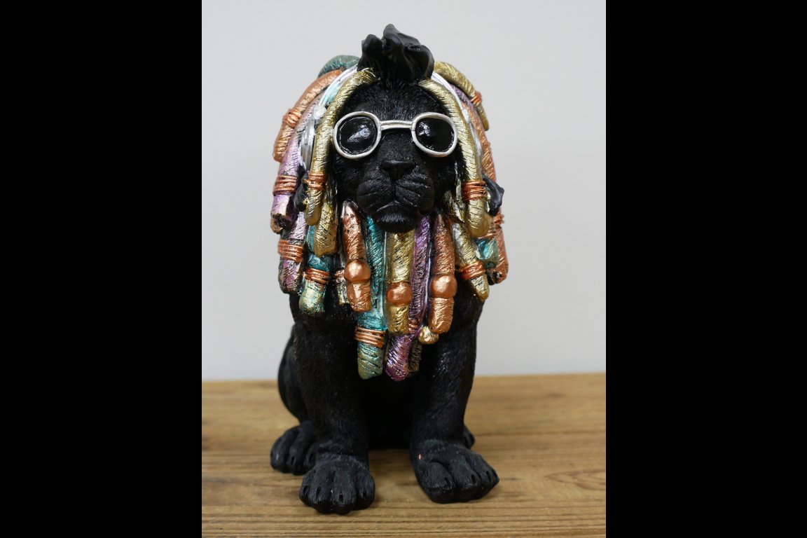 Dreadlocks Lion - Black