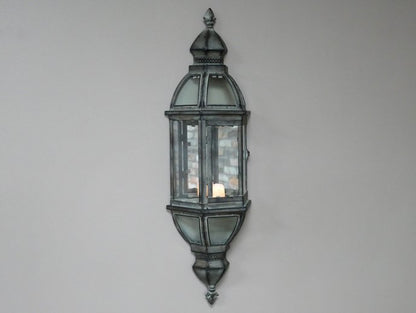 Wall Lantern with Mirror