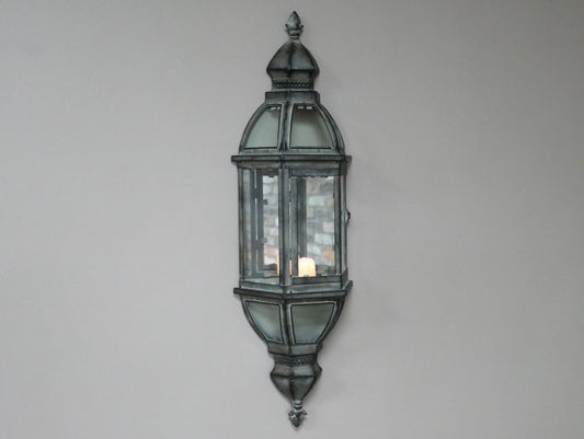 Wall Lantern with Mirror