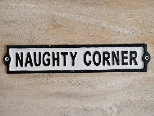 Sign (naughty corner)