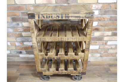 Industrial Wine Trolley