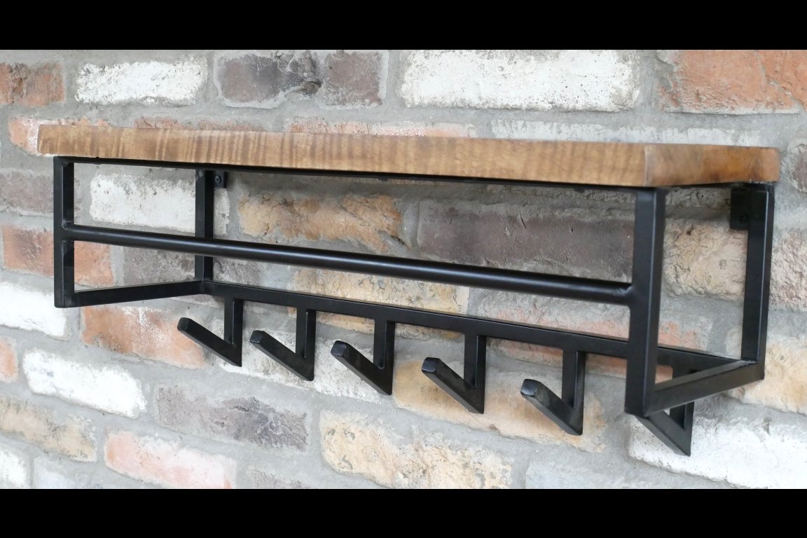 Shelf With Hooks