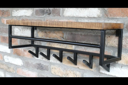 Shelf With Hooks