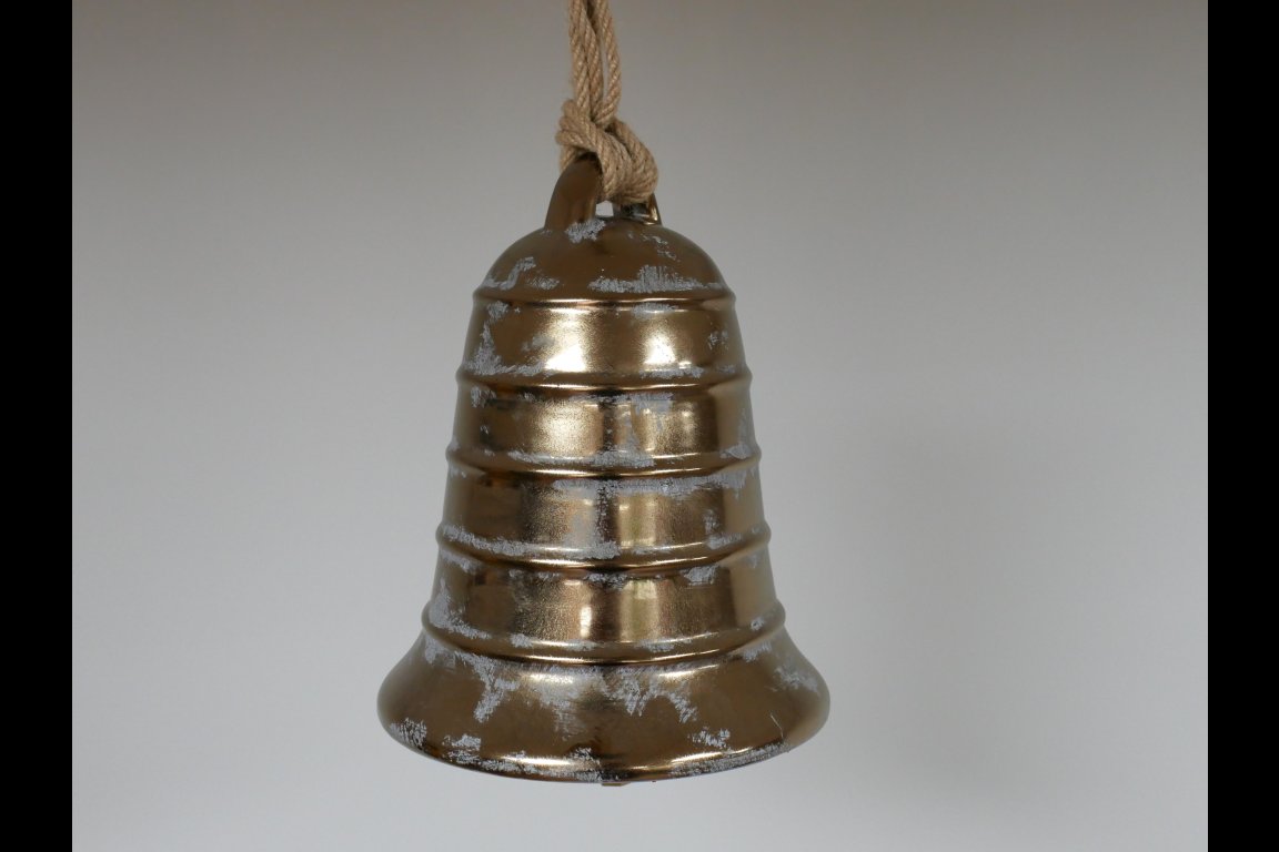 Gold Ceramic Bell - Large