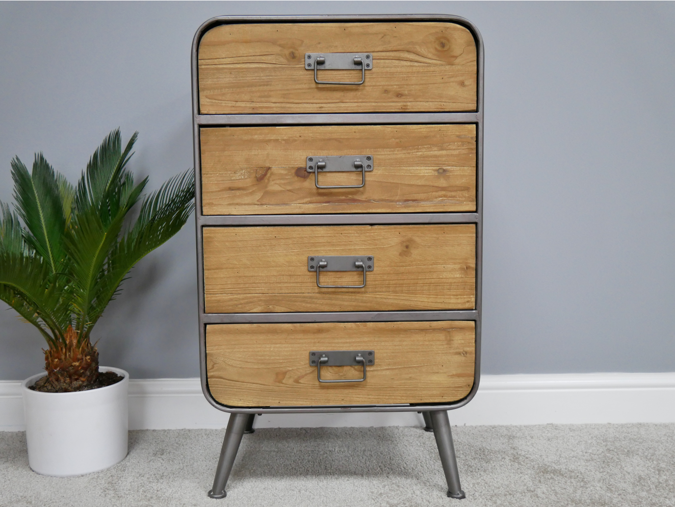 Large Retro Industrial Cabinet