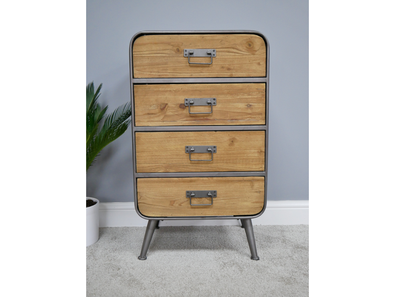 Large Retro Industrial Cabinet