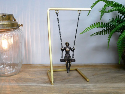 Girl On Swing