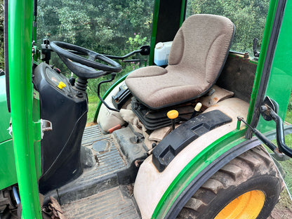 61 REG. JOHN DEERE 2320 23HP 4WD COMPACT TRACTOR WITH 54Ó HYDRAULIC 4 WAY BLADE