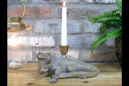 Lizard Candle Holder
