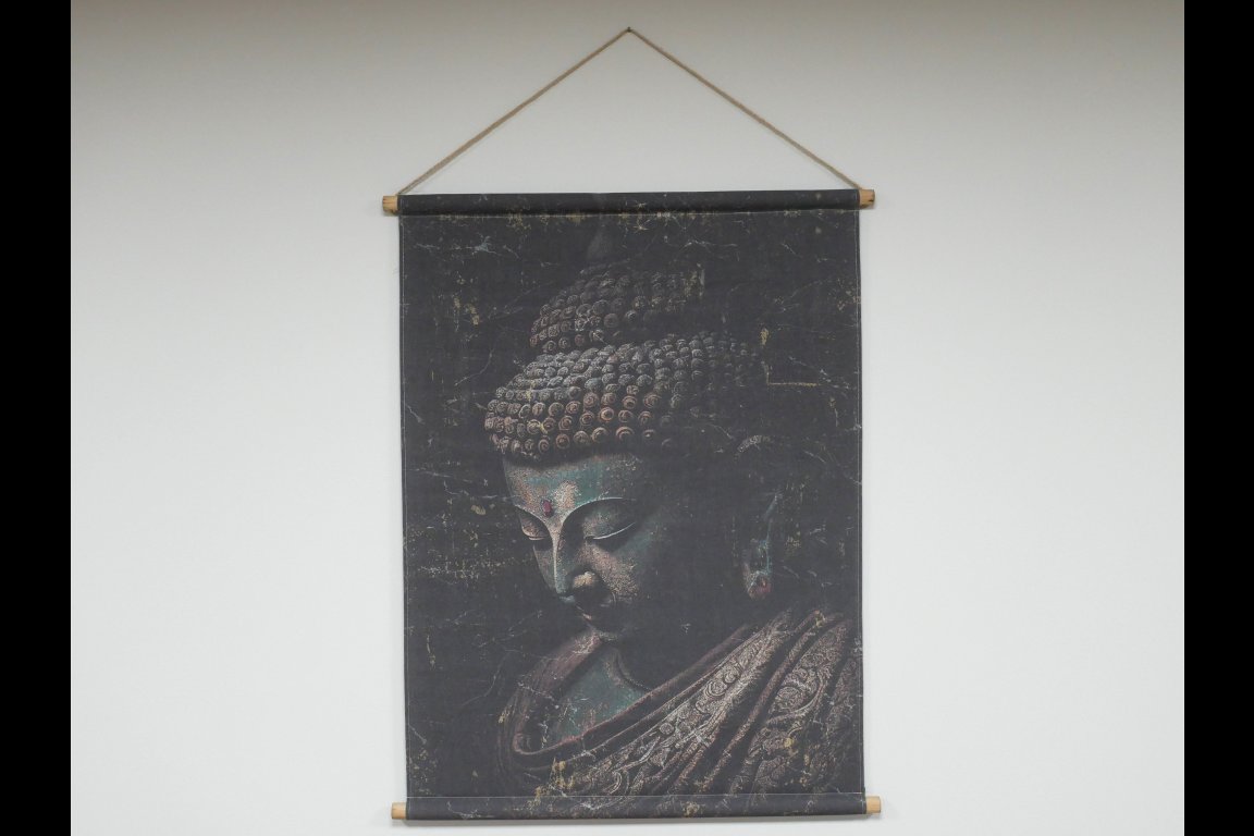 Canvas Wall Art - Buddha Head