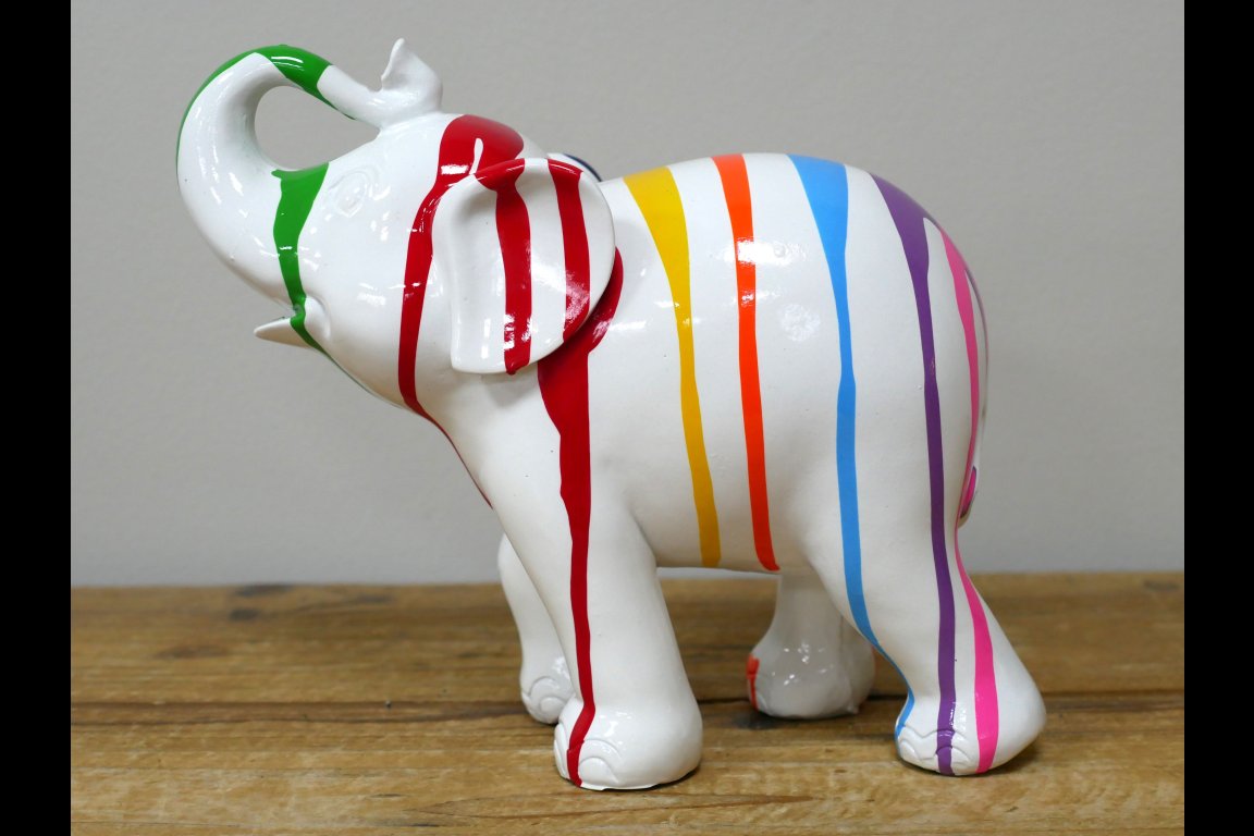 Elephant With Stripes