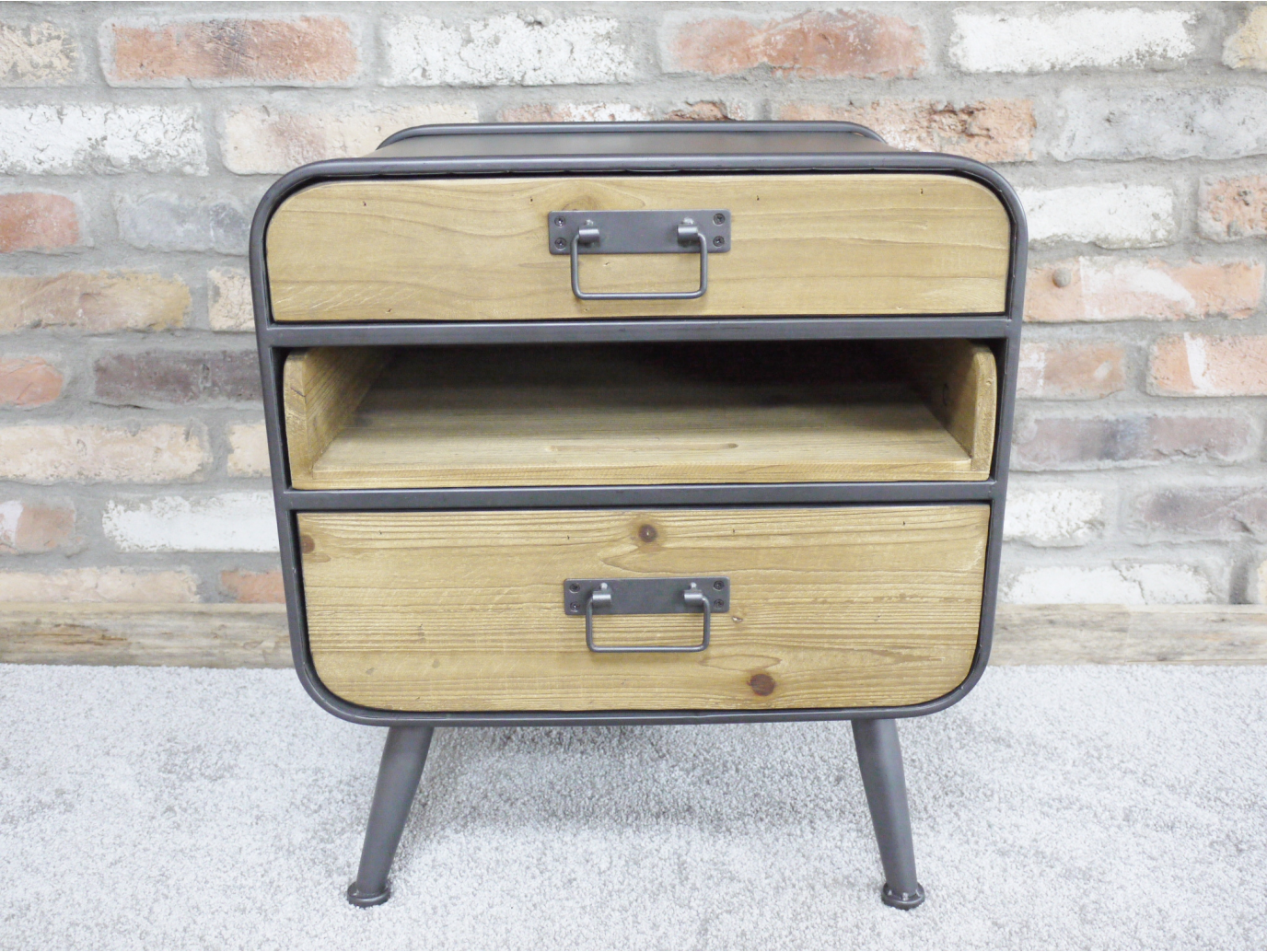 Retro Industrial Cabinet