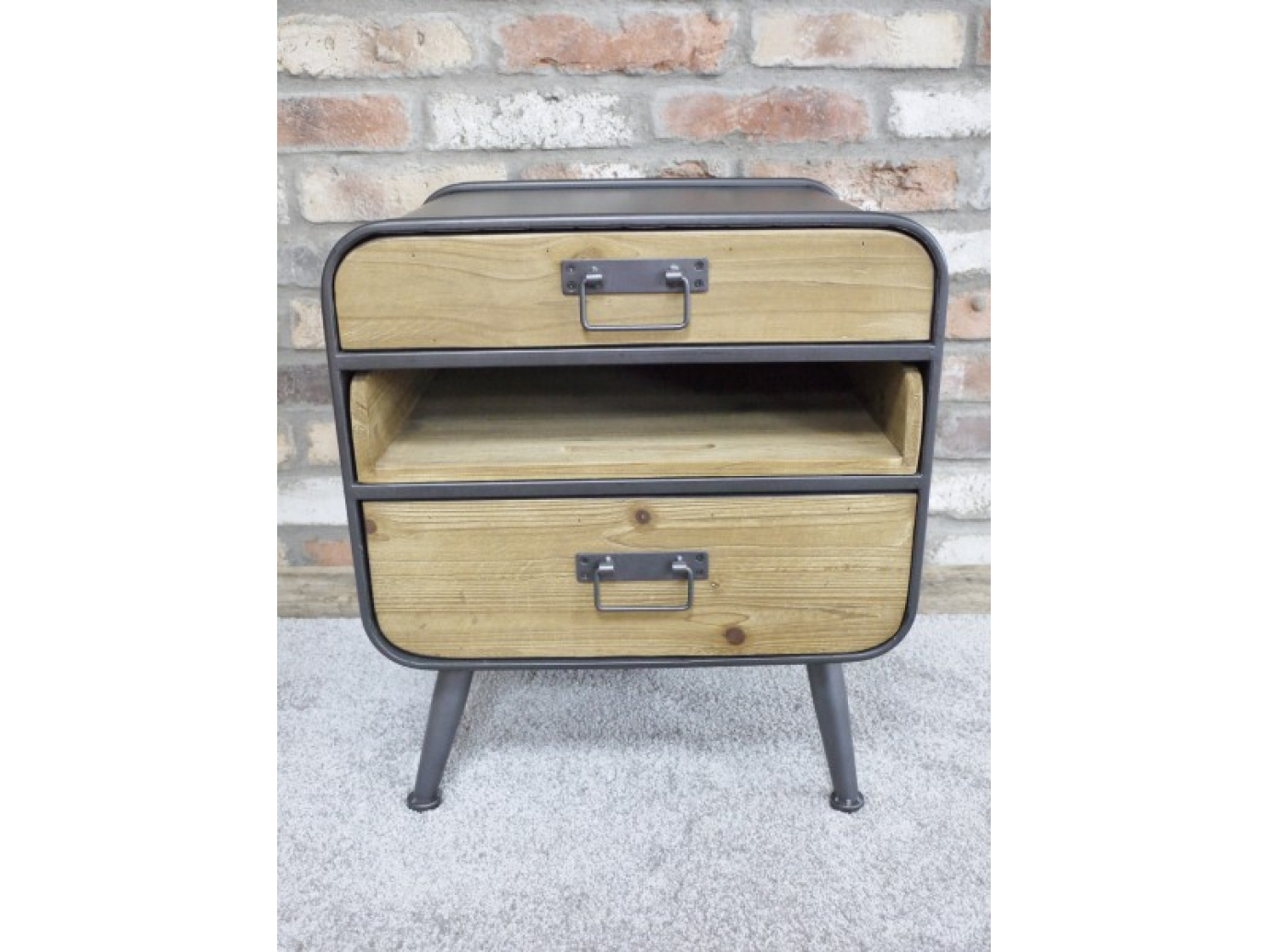 Retro Industrial Cabinet