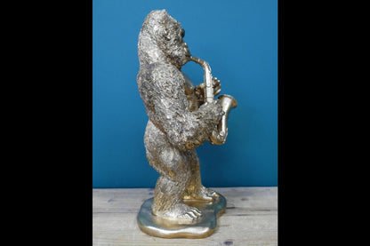 Gorilla Playing Sax