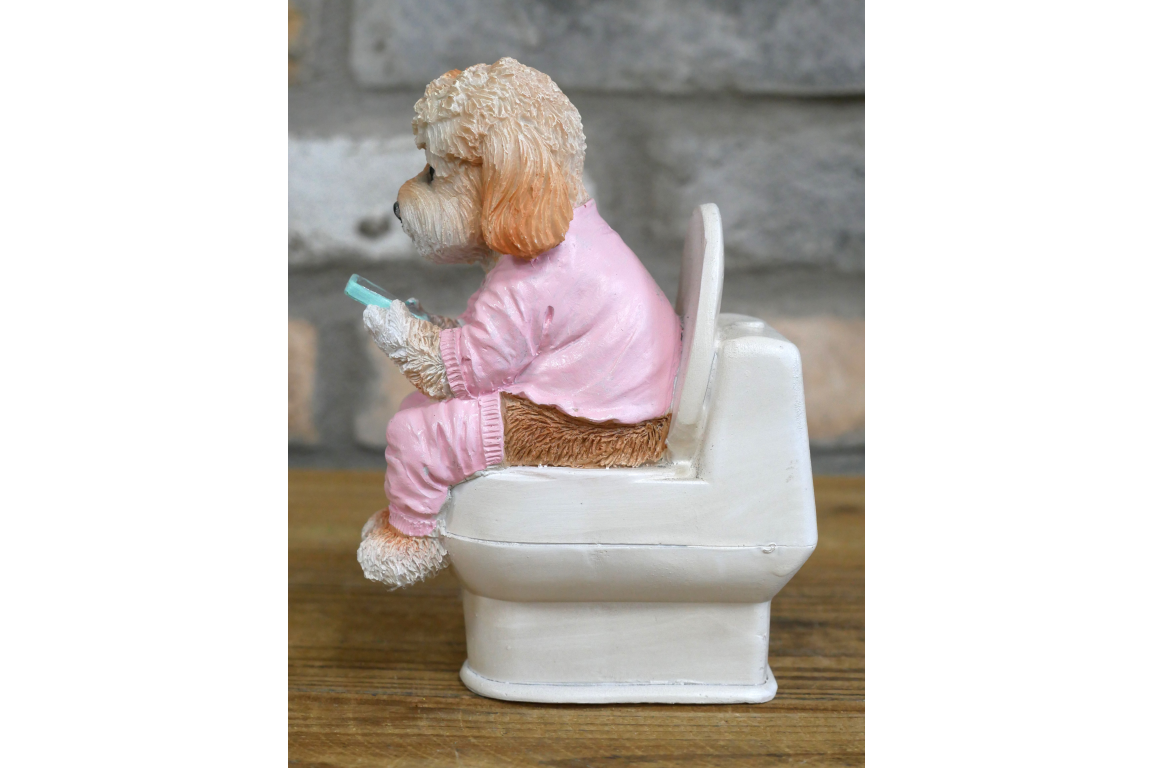 Dog On The Loo