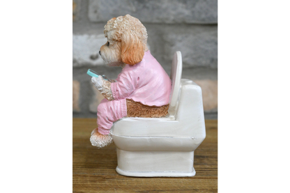 Dog On The Loo