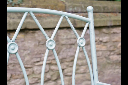 Pistachio Button Bench