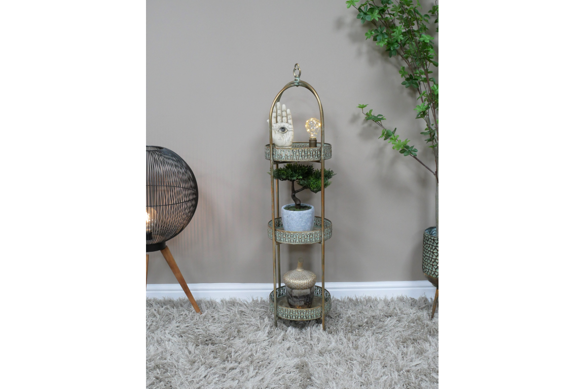 Moroccan Style 3 Tier Shelves