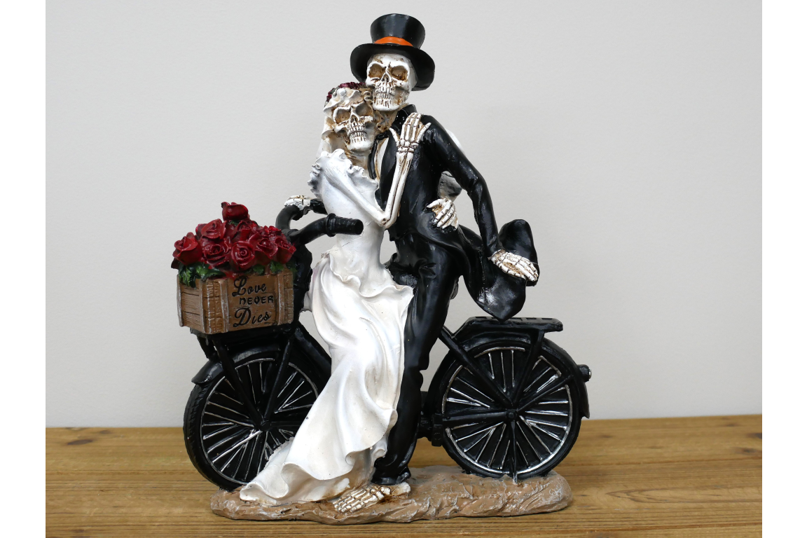 Skeletons On Bike