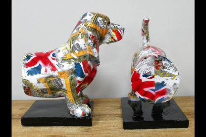 British Dog Bookends