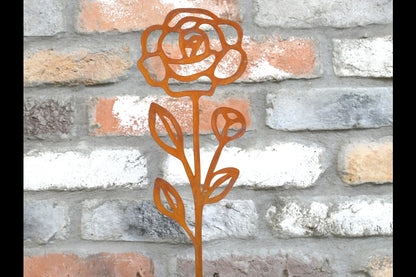 Rusty Flower Stake
