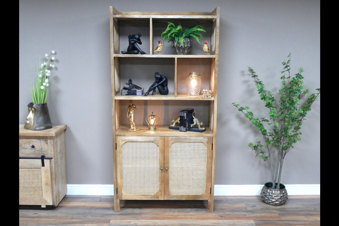 Rattan Display Shelves