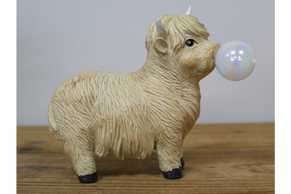 Cow Blowing Gum