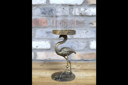 Flamingo Candle Holder