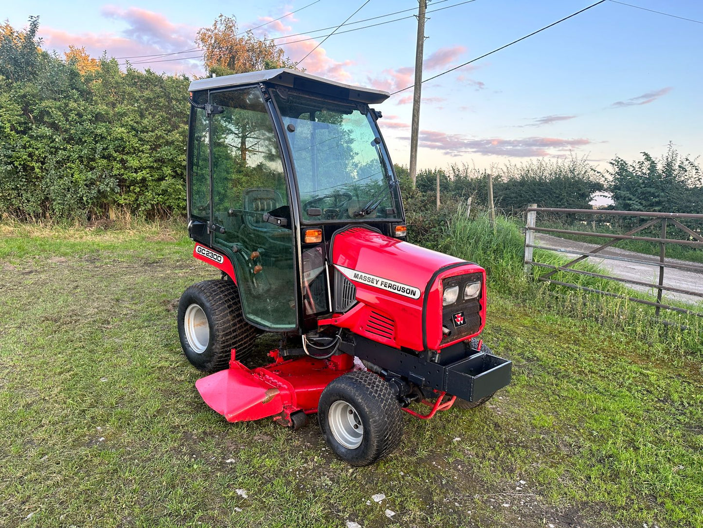 2009 MASSEY FERGUSON GC2300 23HP 4WD COMPACT TRACTOR