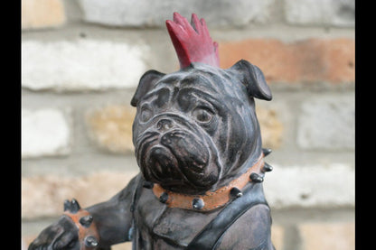 Bulldog On Motorbike