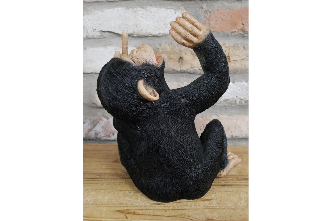 Up Yours Monkey Wine Holder