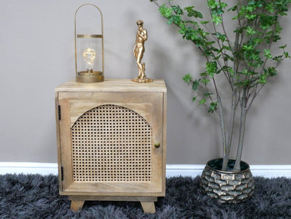 1 Door Rattan Bedside
