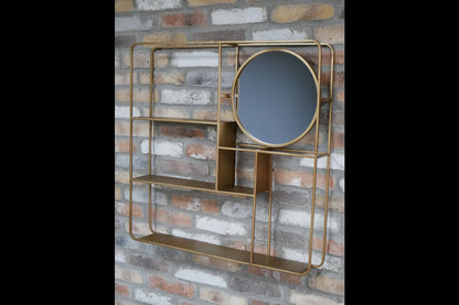 Wall Unit With Mirror