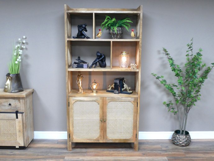Rattan Display Shelves