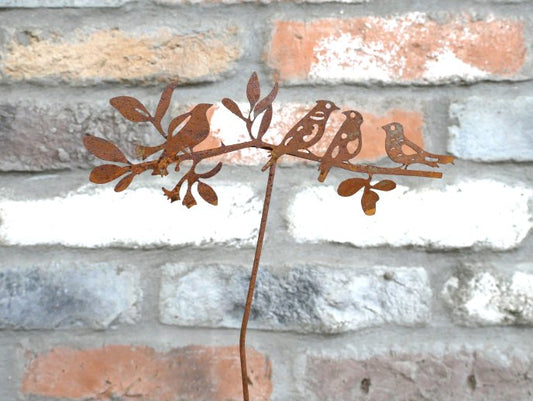 Rusty Bird Stake