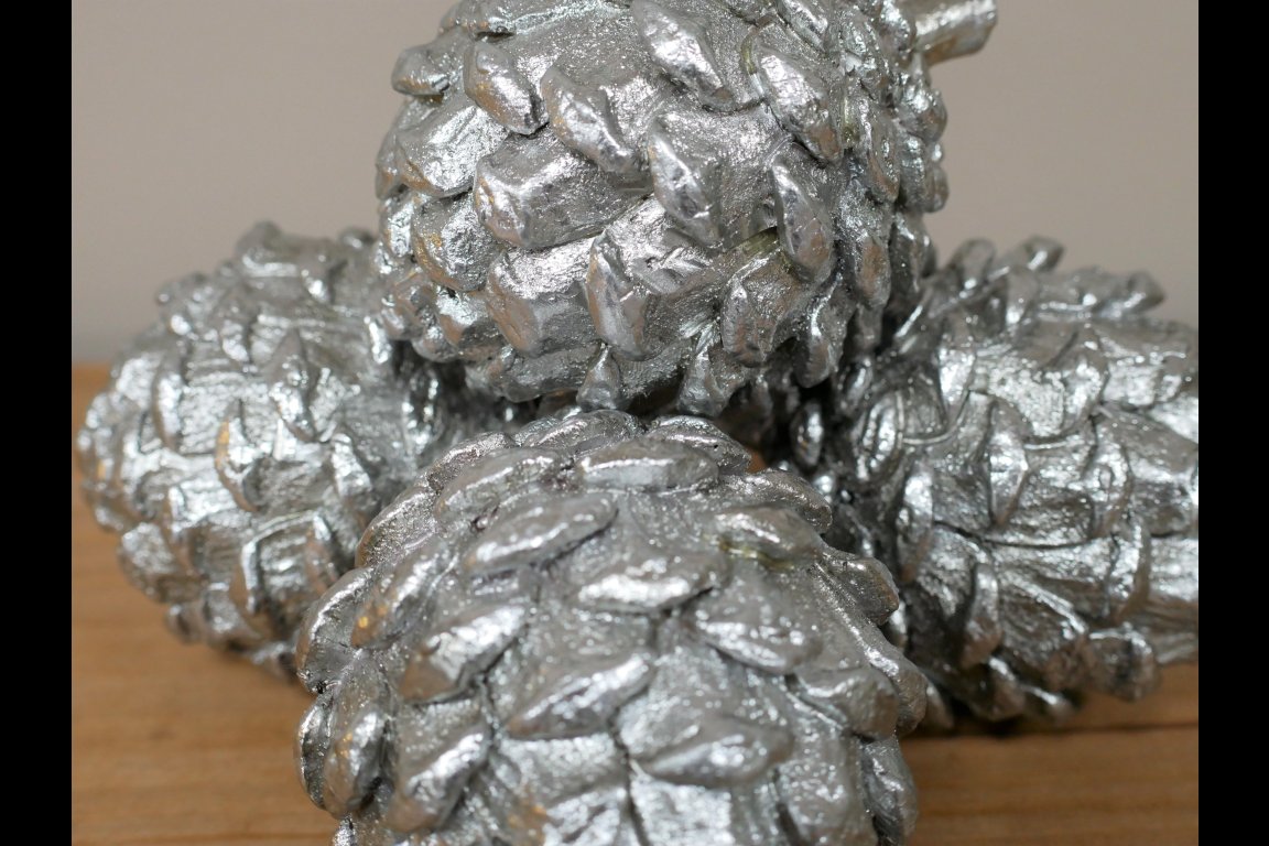 Set Of 4 Pinecones