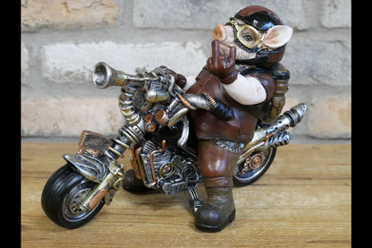 Pig On Motorbike