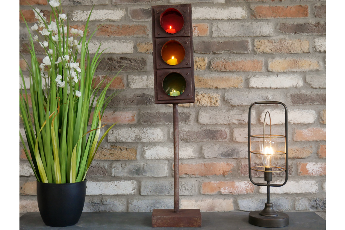 Traffic Light Candle Holder