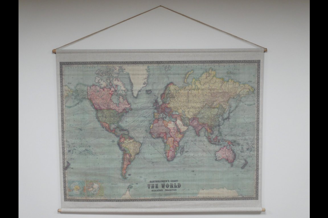 Canvas Wall Art - World Map