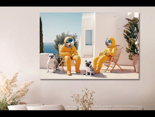 Spacemen & Bulldogs Wall Art
