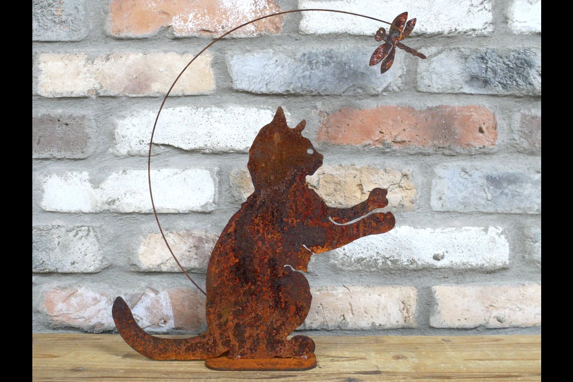 Cat & Dragonfly