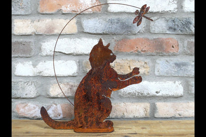 Cat & Dragonfly