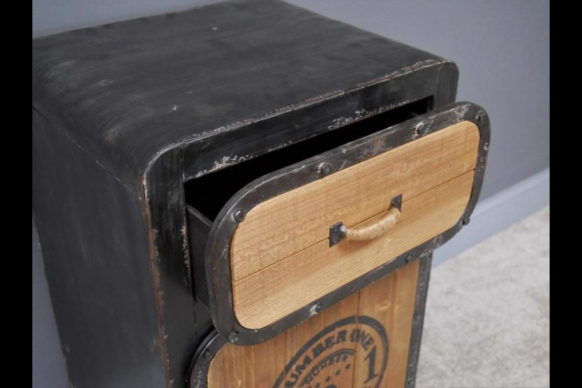 Industrial Bedside Cabinet