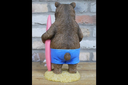 Bear With Surfboard