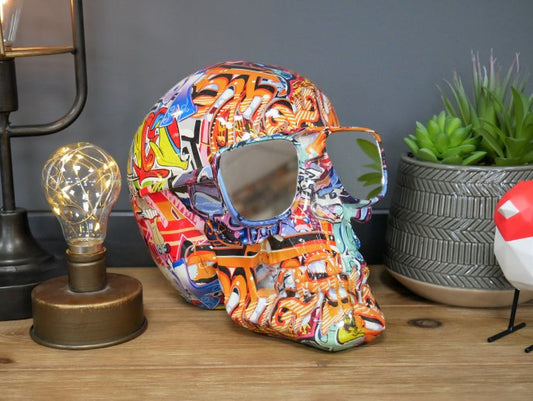 Skull With Mirrored Shades